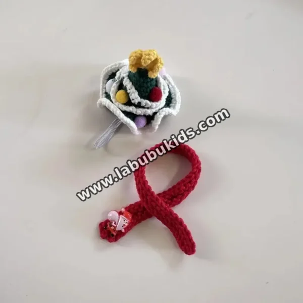 Xmas Tree Hat & Scarf Set